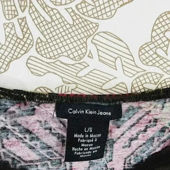 NWT Calvin Klein Jeans Aztec Women's Camisole Size L - Picture 5 of 8